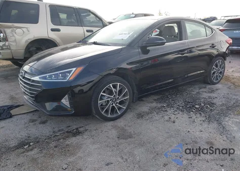 2020 Hyundai Elantra Limited from USA, damaged, VIN KMHD84LF0LU057521